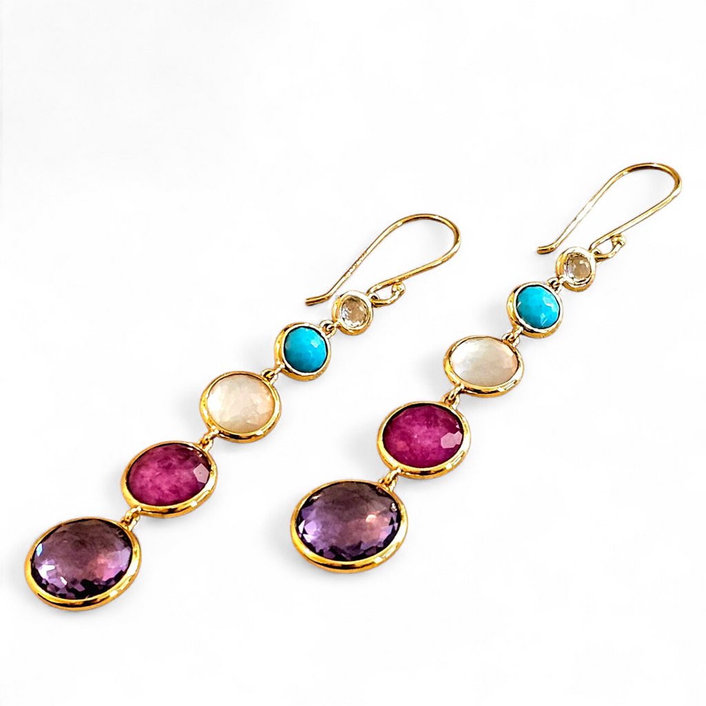 Ippolita Multi Gem Lollipop Earrings