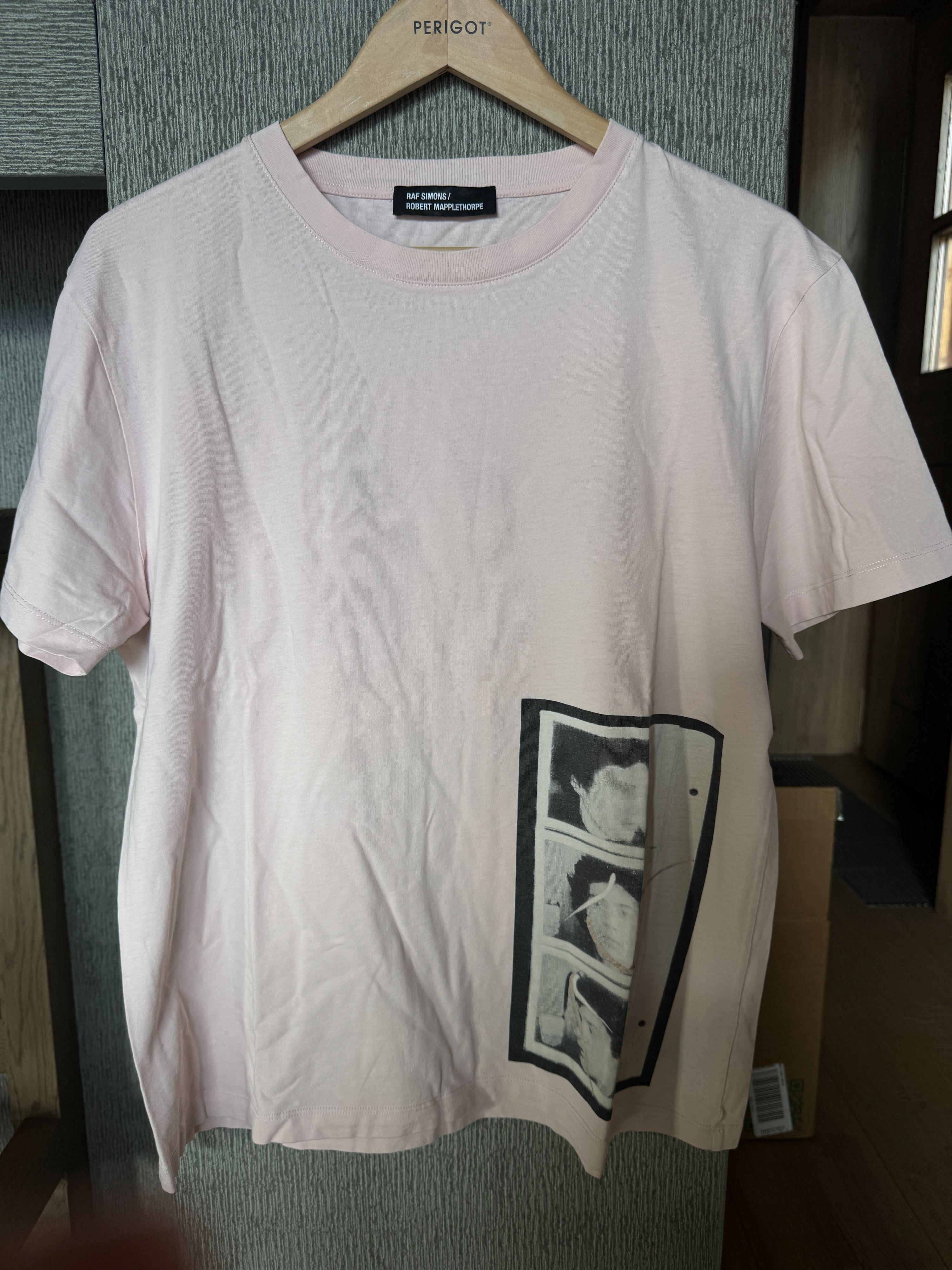 Raf Simons Pink Cotton T-Shirt