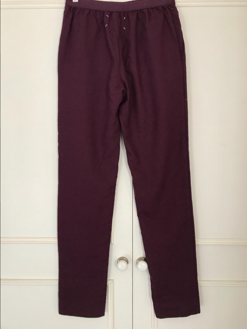 Maison Martin Margiela burgundy trousers