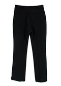 Black Wool Tailored Trousers