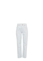 White Straight Leg Le Jeans