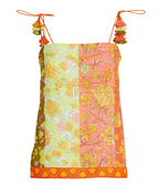 Boteh Alvita Cami Top In Melon Patchwork
