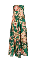 Floral Linen Midi Dress