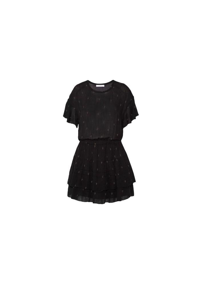 Naelle printed gauze dress