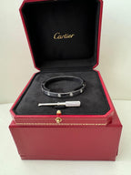 Cartier White Gold 10 Diamond Love Bangle