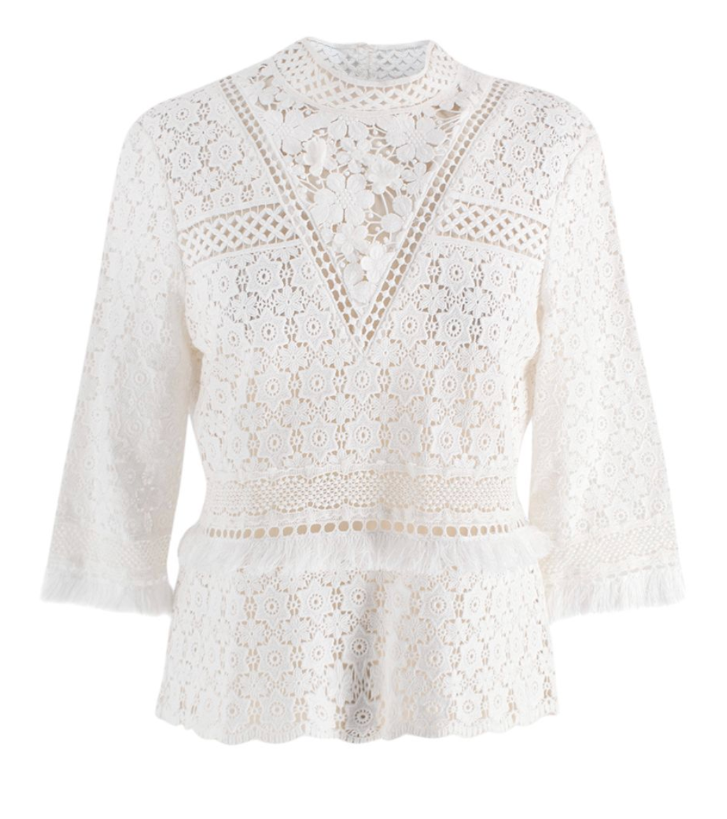 Sea New York Crochet Tassel Top