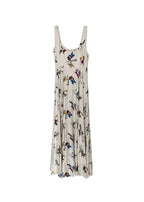 Naie floral satin gown