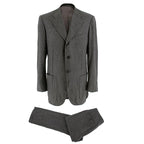 Corneliani Men's Grey Virgin Wool Single Breasted Suit