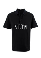 Valentino Black Logo Polo T-Shirt