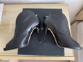 Black leather Pix 100 heeled pumps