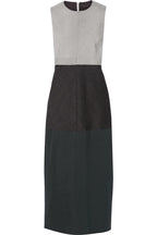 Theory  'Dalax' Colorblock Stretch Wool Midi Dress Size 10/UK14