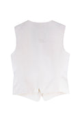 Theory Cream Admiral Stripe Waistcoat