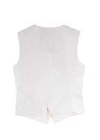 Theory Cream Admiral Stripe Waistcoat