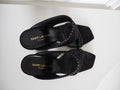 Saint Laurent Micro Studded Oak Mules