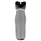 Artelier Nicole Miller Monochrome Knit Midi Dress