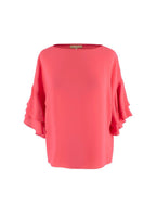 Collection Coral Ruffle Sleeve Top