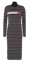 Chevron Jacquard Knit Dress