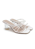 Rejina Pyo White Strappy Mules