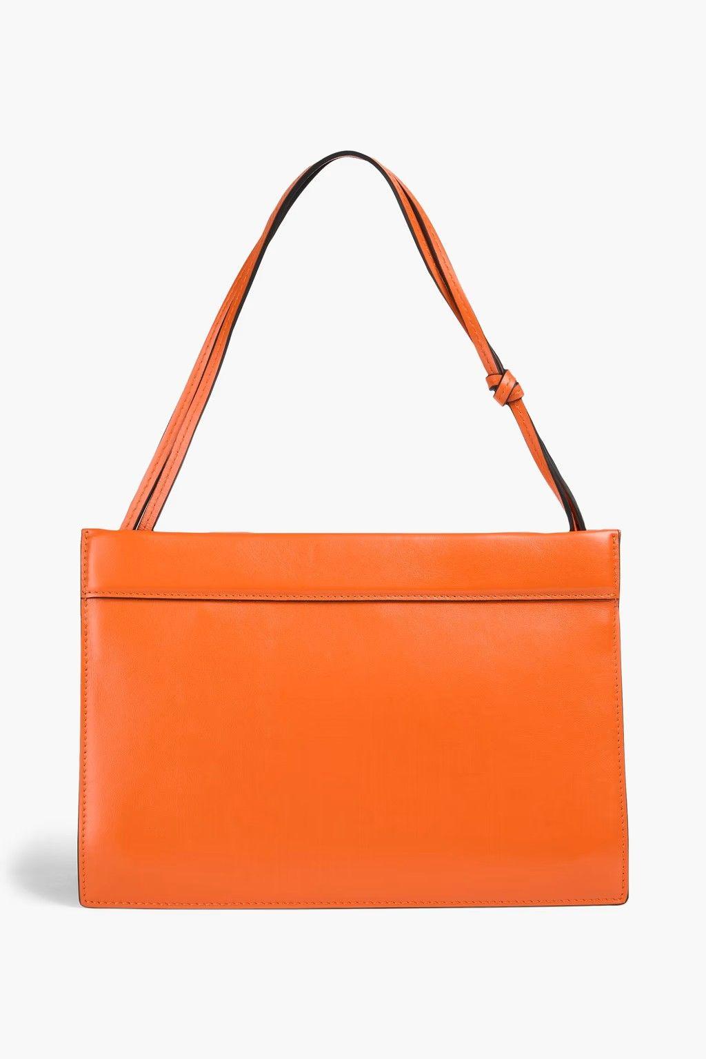 Wandler Orange Leather Shoulder Bag
