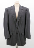 Lanvin Grey and Red Pinstripe Blazer