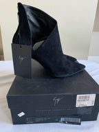 Black Suede Lucrezia Ankle Boots