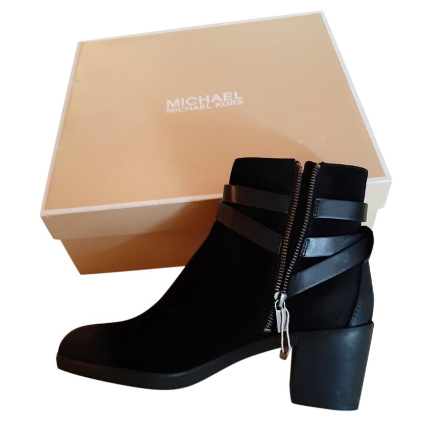 Michael Michael Kors black ankle boots