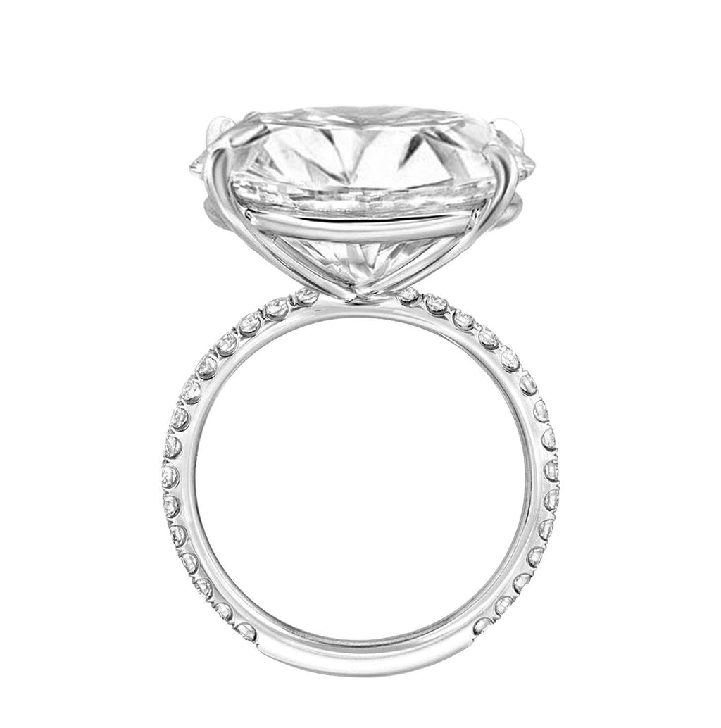 Verde 6ct IGI Certified Lab Grown Round Brilliant Cut Diamond Ring