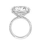 Verde 6ct IGI Certified Lab Grown Round Brilliant Cut Diamond Ring