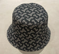 Grey TB Monogram Bucket Hat