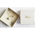 Dior Ultradior Faux Pearl Link Drop Earrings