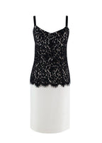Michael Kors Black Stretch Boucle Crepe Midi Dress