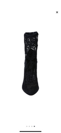 Dolce & Gabbana Black Lace Sock Heels
