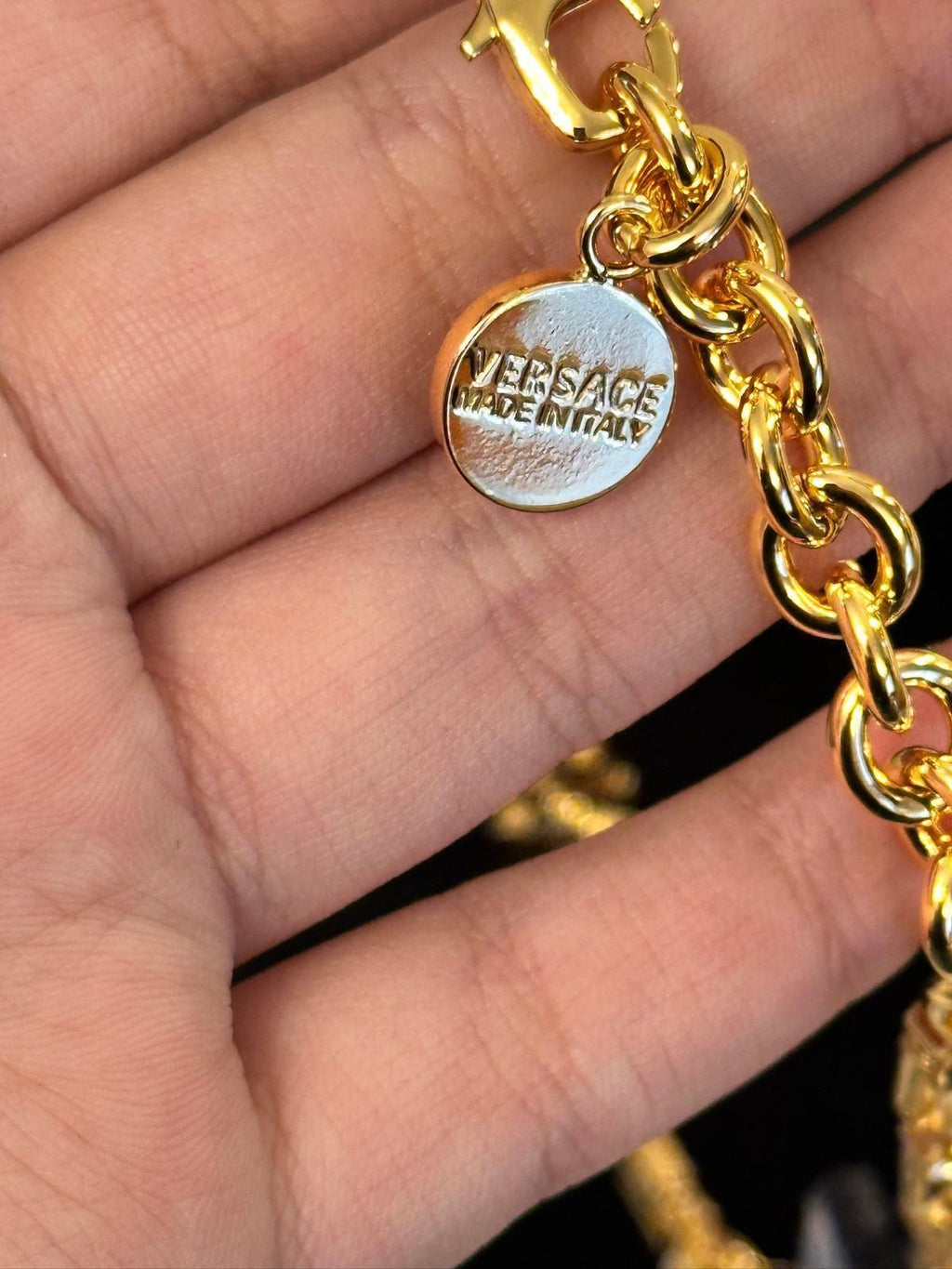 Gold Metal Choker Necklace