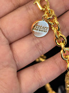 Gold Metal Choker Necklace