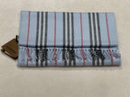 Blue Wool & Cashmere Scarf