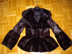 Giambattista Valli Brown Mink Fur Coat Jacket