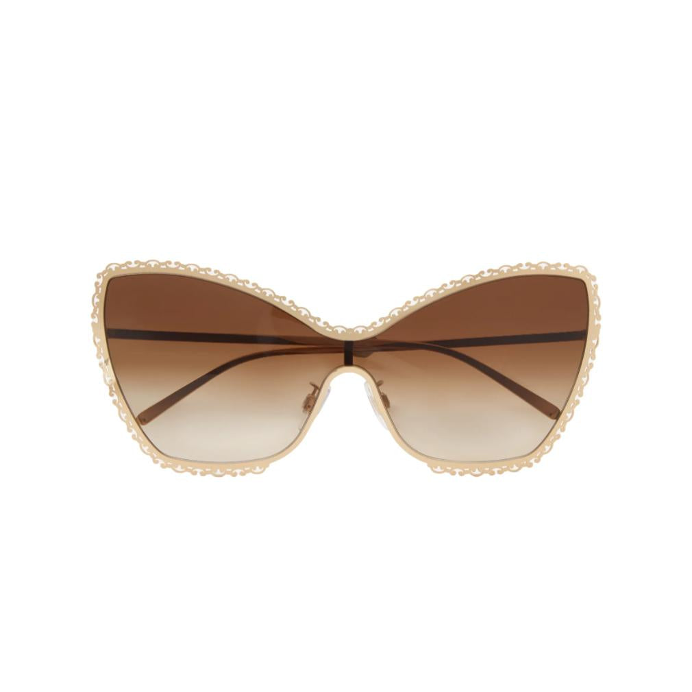 Dolce & Gabbana Filigree Baroque Oversize Sunglasses