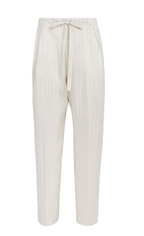 Khaite Silk Striped Trenton Trousers