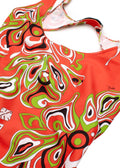 Emilio Pucci Printed Cut Out Mini Dress