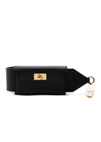 Hermes Noir Kelly Pocket Bag Strap with Gold Hardware