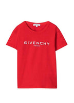 Kids 10Y Red Logo Print T-shirt