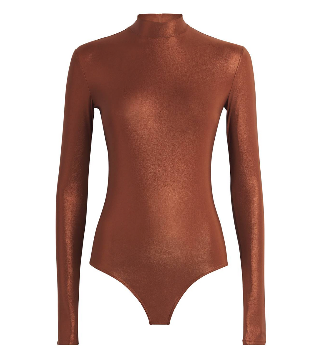 Lapointe Coated Jersey Bodysuit