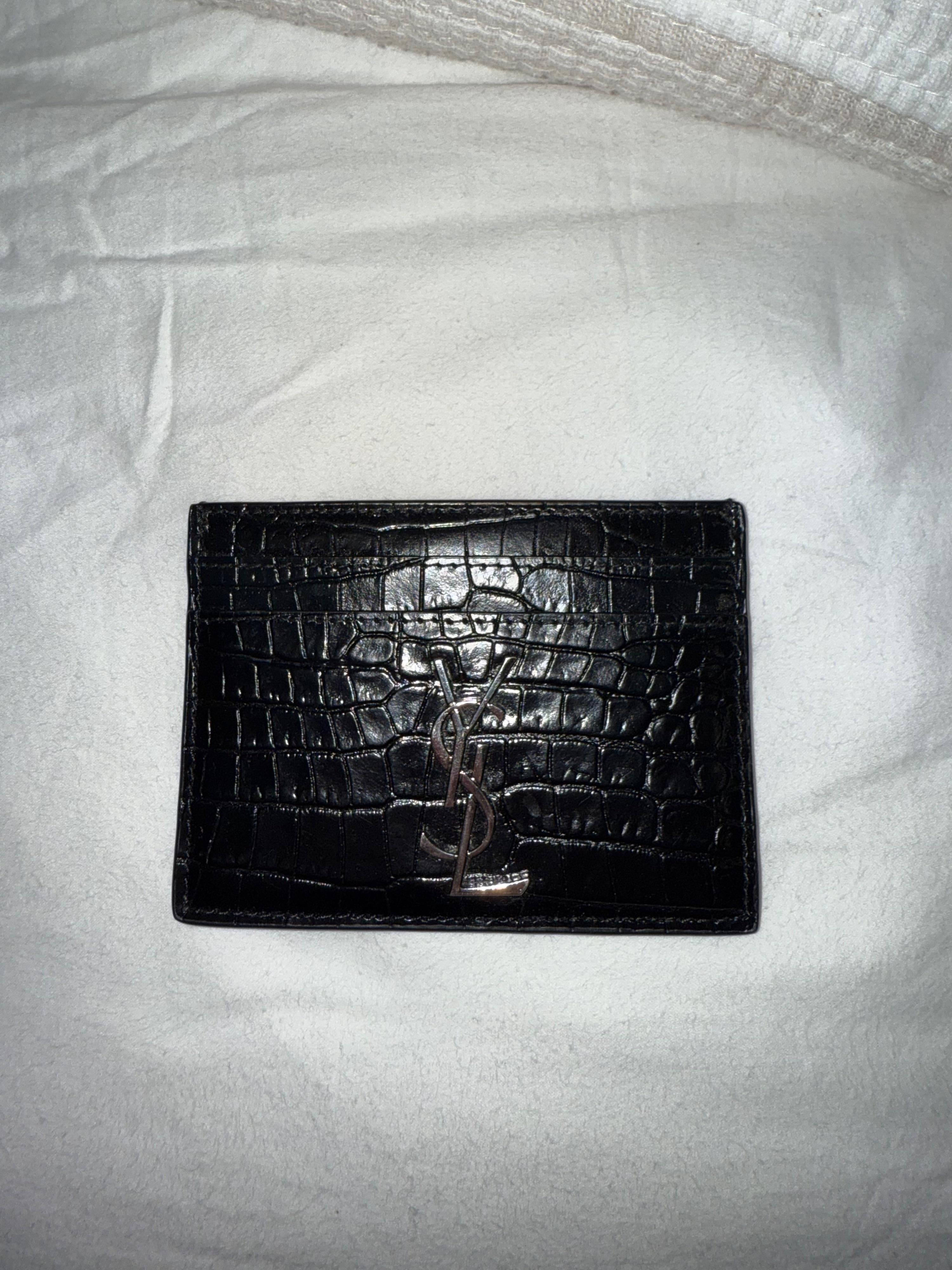Saint Laurent Black Card Holder
