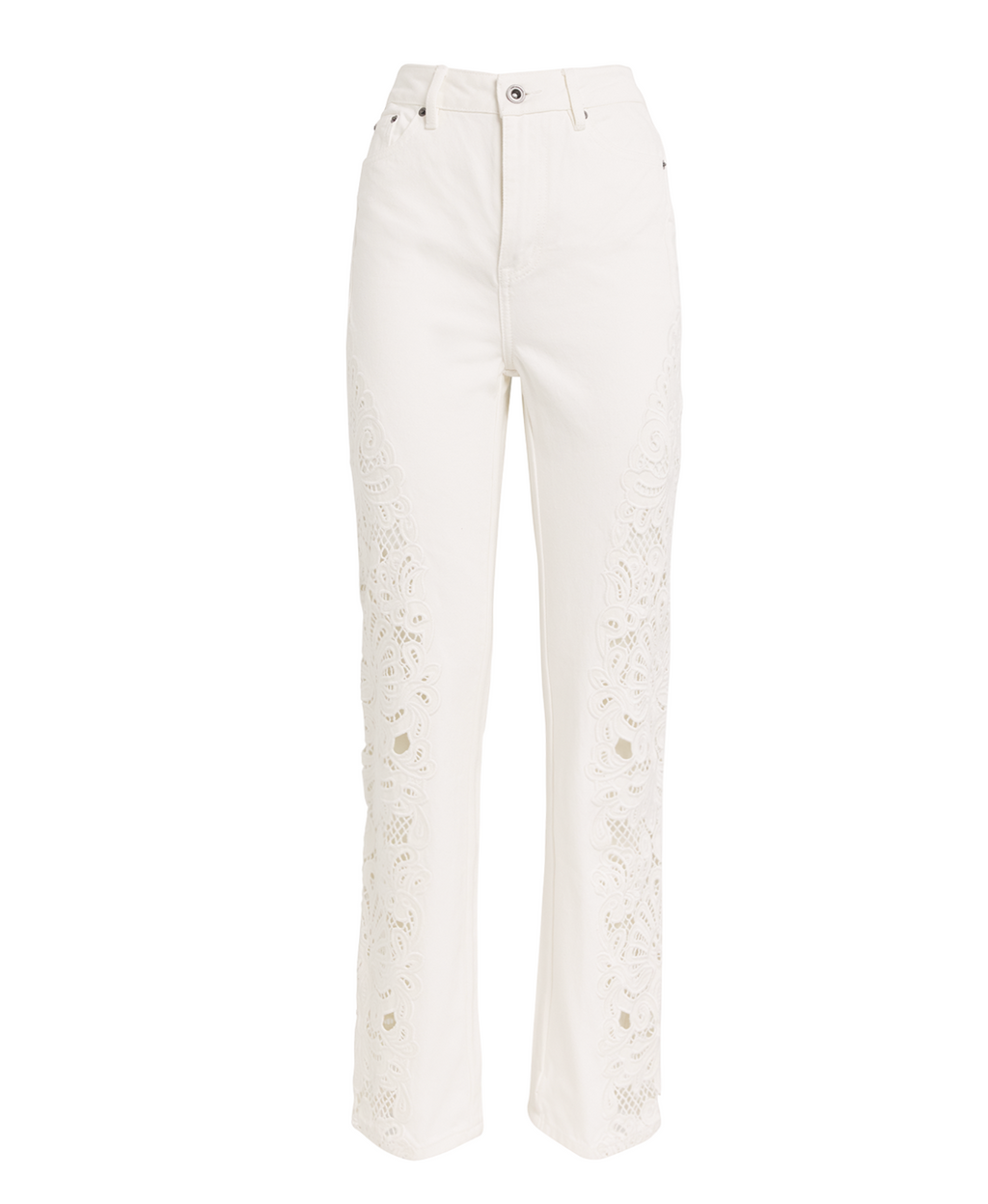 Self-Portrait Embroidered Jeans
