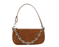 ByFar Croc Embossed Mini Rachel Bag