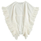 Stella McCartney Kids Ivory Scalloped Kaftan 4Y