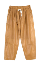 Givenchy Tan Lambskin Leather Trousers