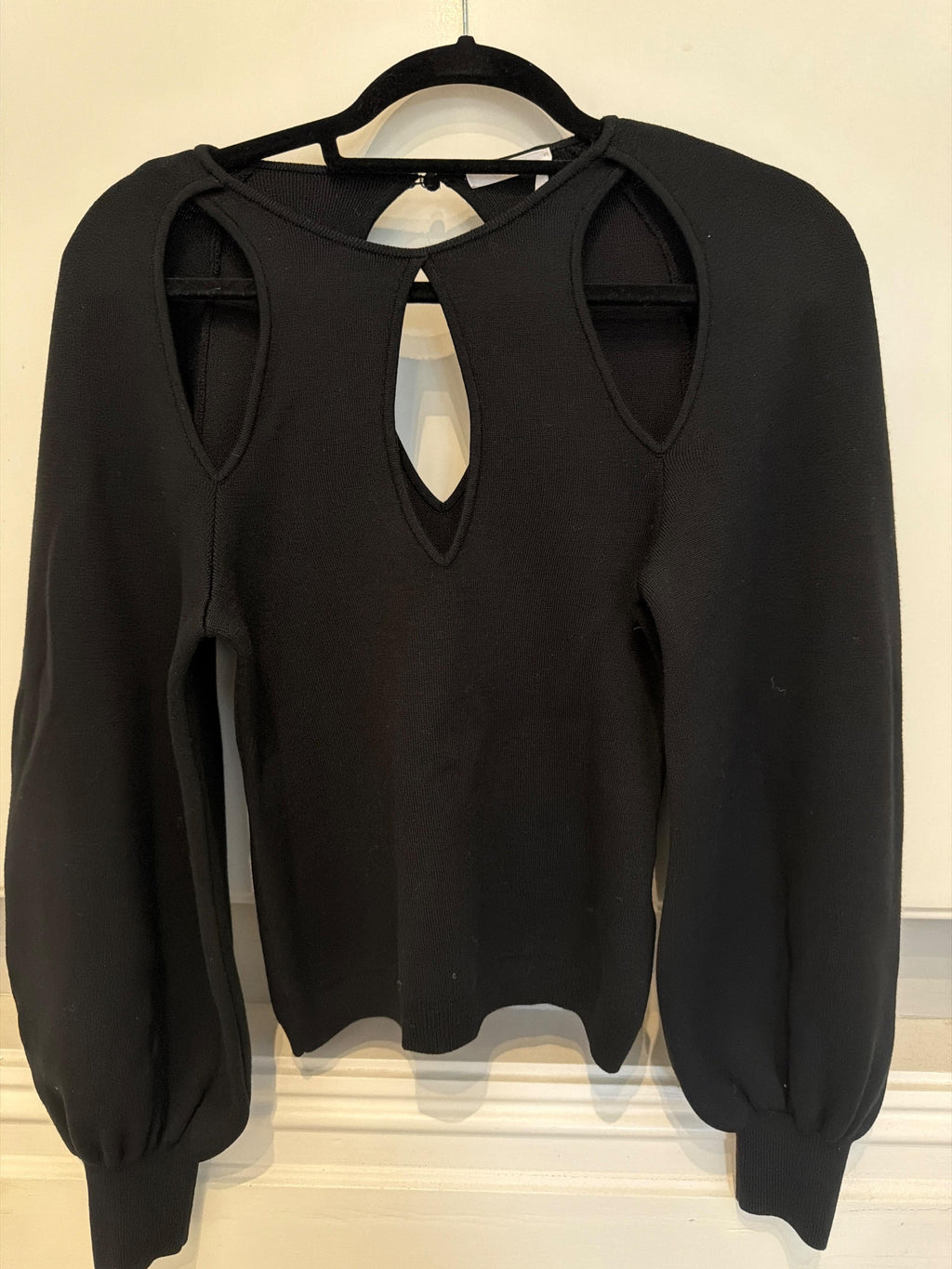 Chloe Black Cutout Jumper