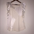 Marc by Marc Jacobs frill-trimmed top