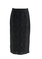 Mara Hoffman Embroidered Black Midi Skirt